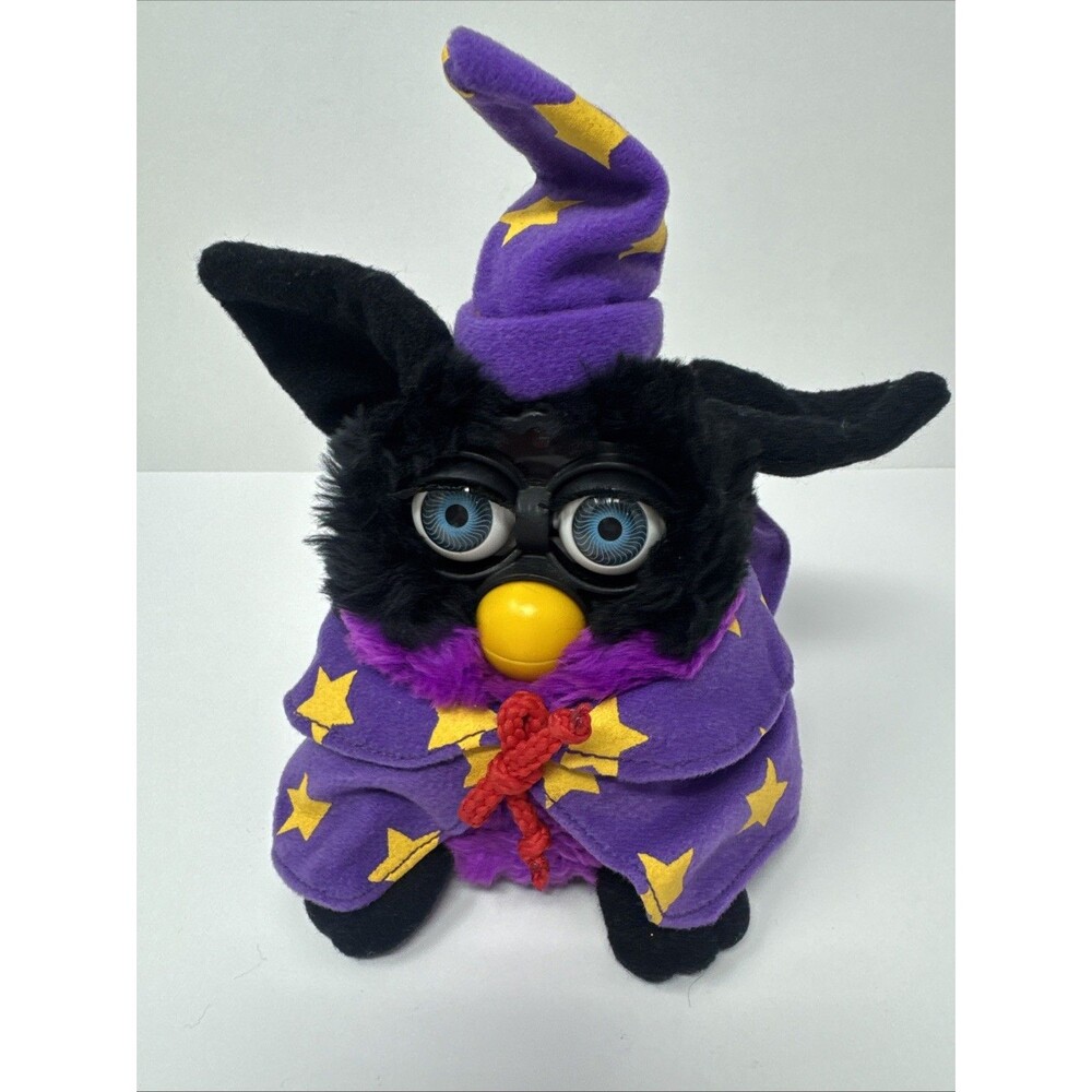 1998 Tiger Electronics Toys R Us Exclusive Furby Magic Wizard Purple NON-Working